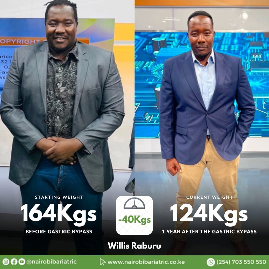 Willis Raburu Before and After Weight Loss