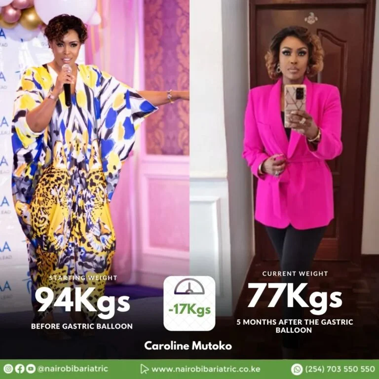 Caroline Mutoko Weight loss Nairobi Bariatric Center